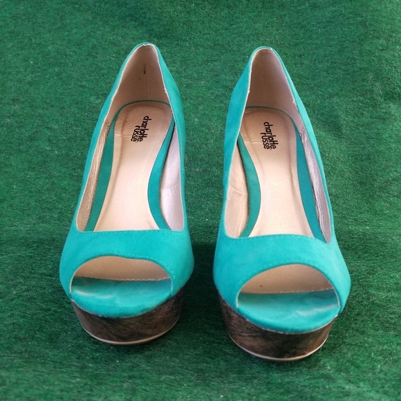 Turquoise wedges - Picture 1 of 2
